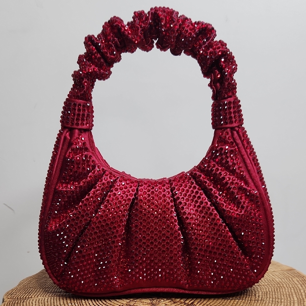 JW Pei Gabbi Artificial Crystal Red Women's handbag - Picture 4 of 7